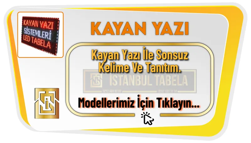 Kayan Yazı Tabela